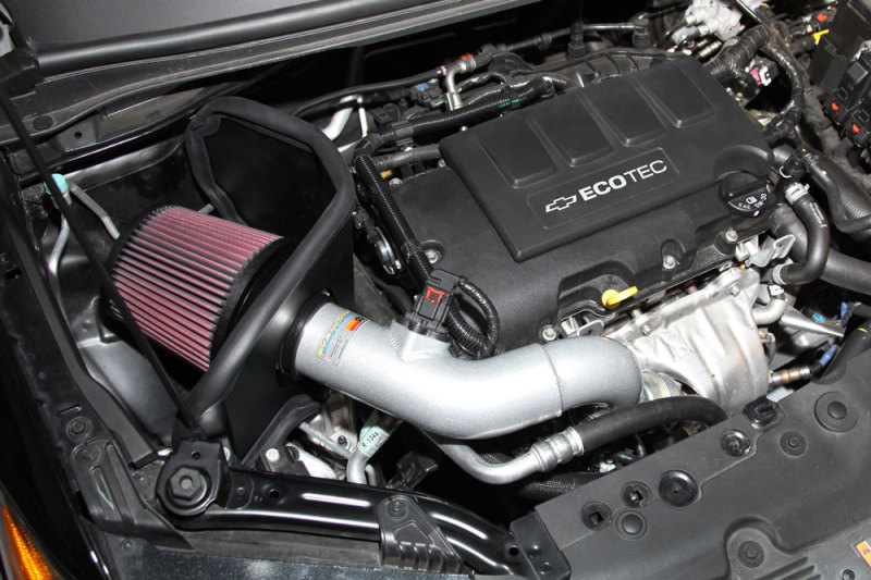 Chevrolet Sonic Performance Air Intake - K&N Engineering - Typhoon - Silver - `12-`19